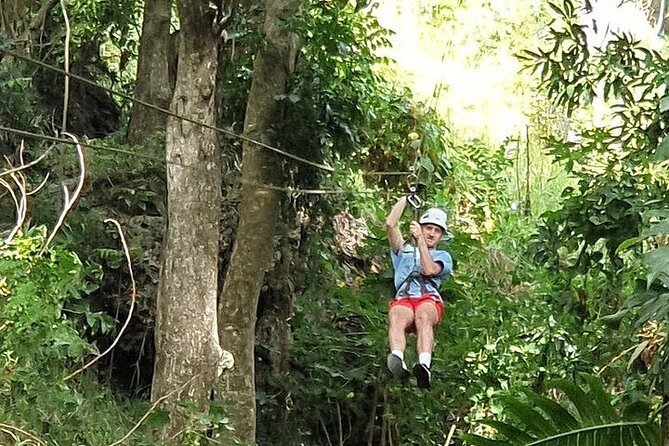 16 Lines Zipline, Cave and Mud Spa Combo Tour with Lunch in Fiji - The stairs are the real physical test