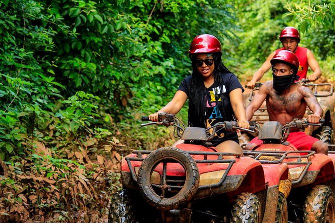 3 adrenaline activities Atvs Zipline and a swim experience in a cenote - The drive from Cancun and what it means