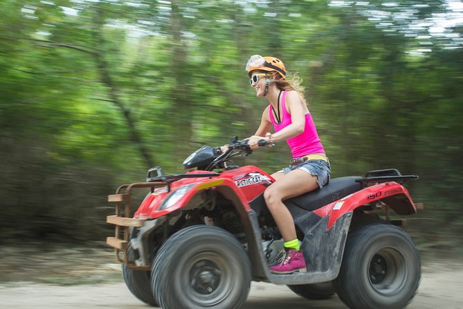3 adrenaline activities Atvs Zipline and a swim experience in a cenote - Who will enjoy this most