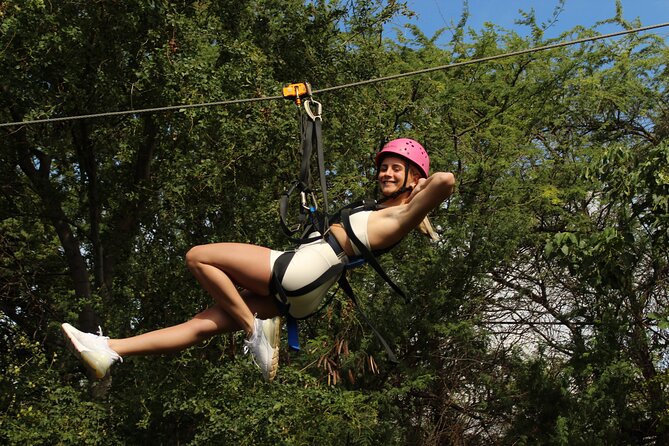 3 Zipline Adventure and 3.5 hour Afternoon Snorkel Cruise - Three Coral Crater ziplines to start the day