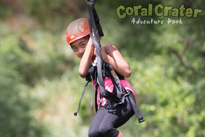 3 Zipline Adventure at Coral Crater with Optional Waikiki Shuttle - The family question: can children ride?