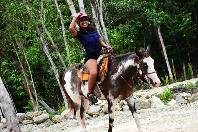 4 activities in 1 Horse Riding, ATV Shared, Cenote & Ziplines from Cancún - Four Riviera Maya activities in one short outing