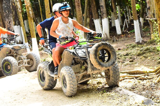 4 activities in 1 Horse Riding, ATV Shared, Cenote & Ziplines from Cancún - Lunch after the activities