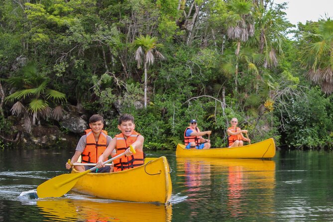 4 Private Cenotes, Zip-Lines, Canoes & Mayan Village with Delicious Lunch - Four Cenotes and a Full Tankah Adventure