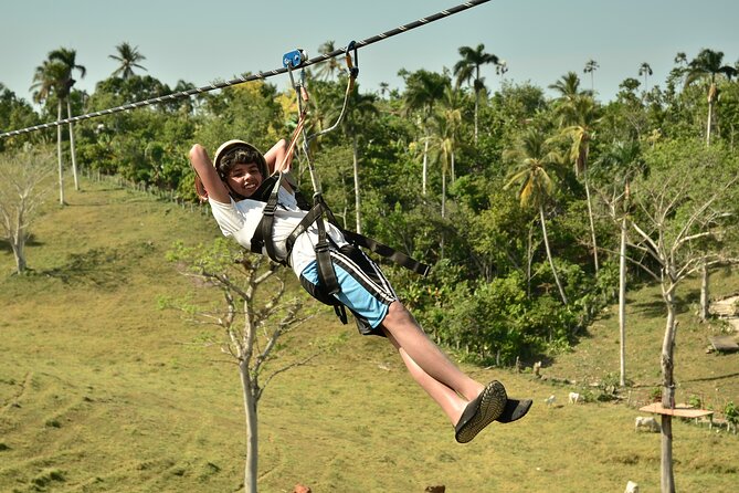 5 tours in 1 (Eco Farm/Horseback/City Tour/Buggy/Zipline) - Buggy trails mean mud, dust, and river water