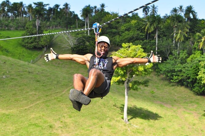 6 in 1 tours Full Day Safari, Zipline, Buggies and Horse Riding - Macao Beach closes the day