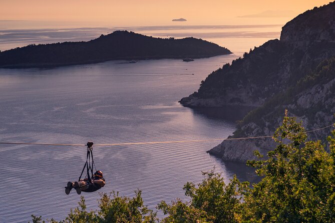 900-Meter Ziplining in Dubrovnik - A short flight with a big Dubrovnik view
