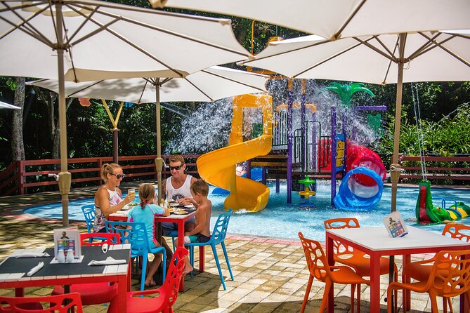 Admission + 2x Zip Line + Unlimited Water Slide Rides - Cool off on the 110-meter Splash Mountain slide