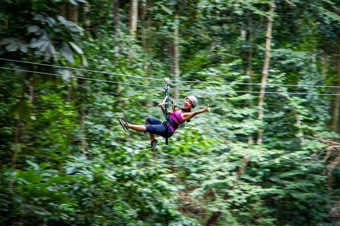 Adrena-Line Zipline, St. Lucia - Starting at Chassin in the Castries Waterworks Forest Reserve