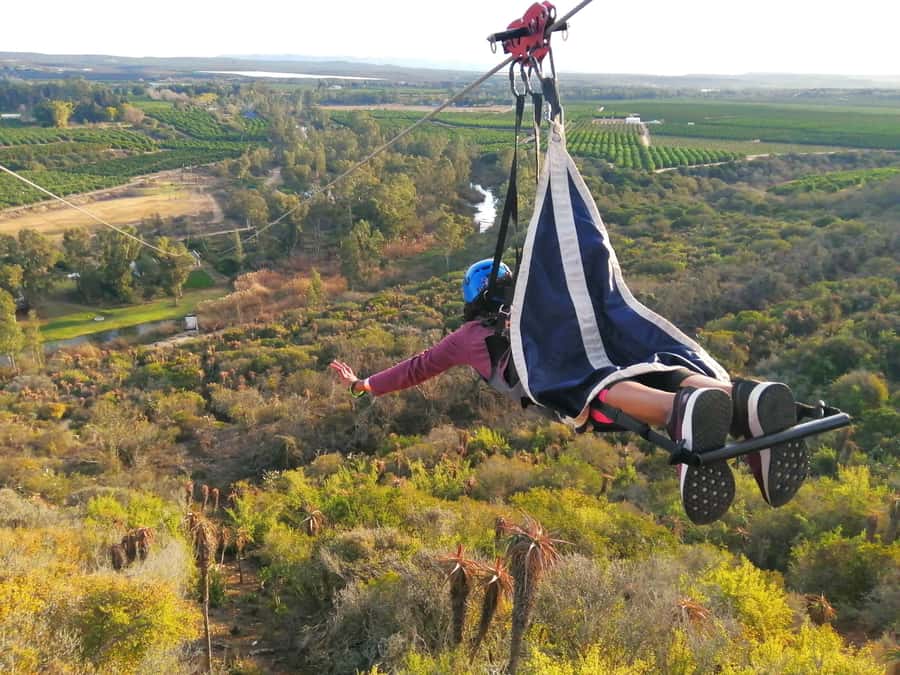 Adrenalin Addo Adventure Park: Zipline, Superman & Swing - The 18m king swing adds a different kind of fear