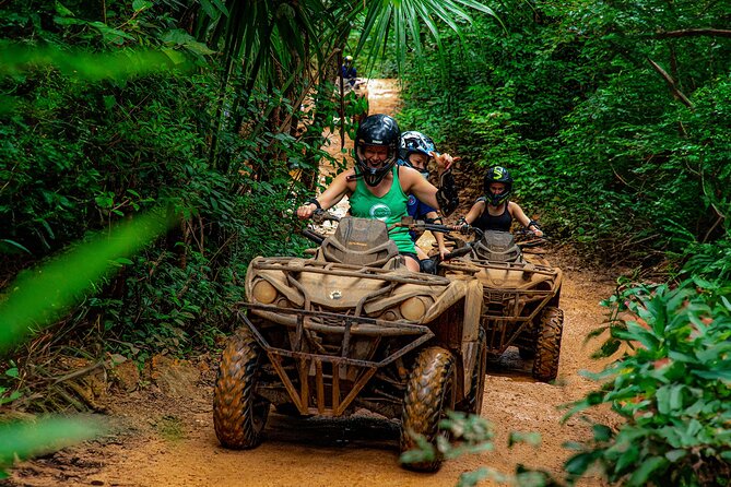 Adrenaline Adventure, Zip Line, ATV and Cenote Maya - From Cancun hotel pickup to the jungle camp