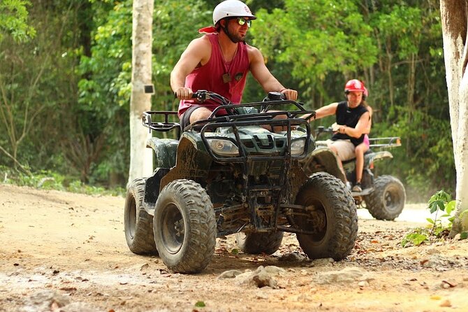 Adrenaline Tour from Cancún, ATV, Zipline, Cenote and Lunch - Pickup from Vidanta to Tulum