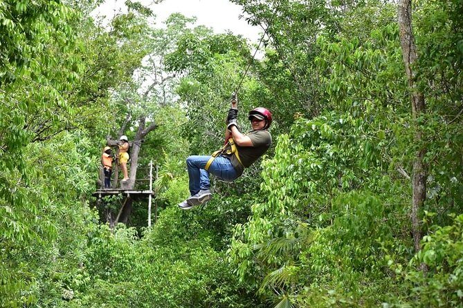 Adrenaline Tour with ATV, Zipline, and Cenote from Cancun - The Cenote Swim Is the Main Event