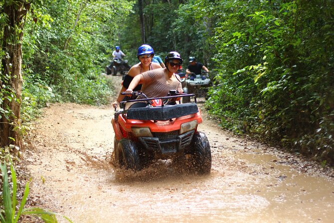 Adrenaline Tour with ATV, Zipline, and Cenote from Cancun - ATV Trails: Fun, Rough, and Short