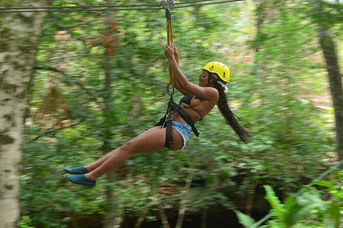 Adventure in the Mayan Jungle with ATV and Zip Line in Tulum - The zip line circuit, including the Evolution line