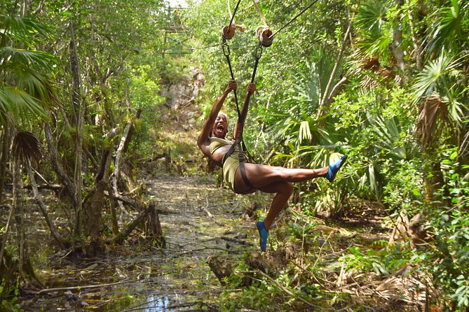Adventure in the Mayan Jungle with ATV and Zip Line in Tulum - Rappelling and the short Mayan ceremony