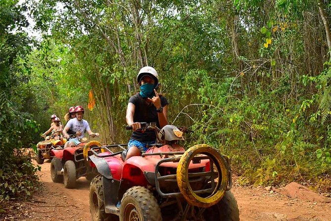 Adventure tour on ATV with Zip Line and Cenotes in Mayan Jungle - Arriving at Aventuras Akumal by shared transfer