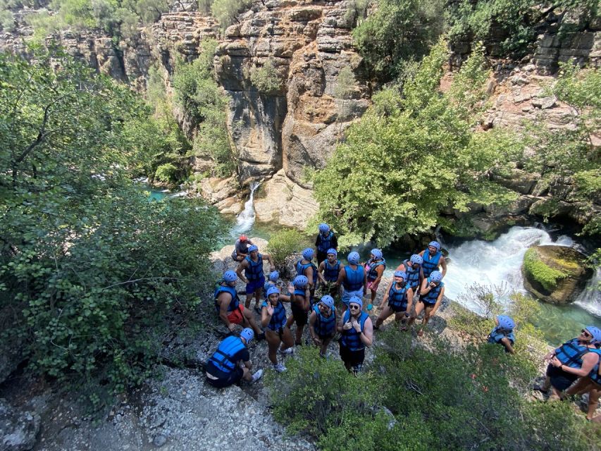Alanya/City of Side: Canyoning, Rafting and Ziplining Tour - Lunch beside the Koprucay River
