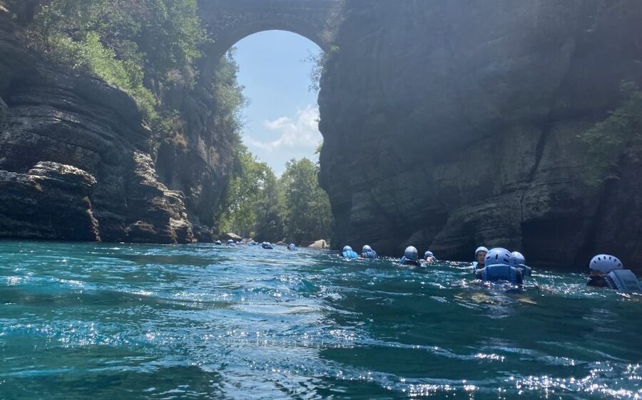 Alanya/City of Side: Canyoning, Rafting and Ziplining Tour - Rafting the first 7 kilometers