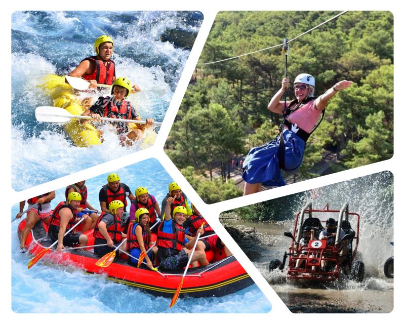 Alanya : Rafting, Quad/ Buggy & Zipline Adventure Combo Tour - What to pack for a wet and dusty day