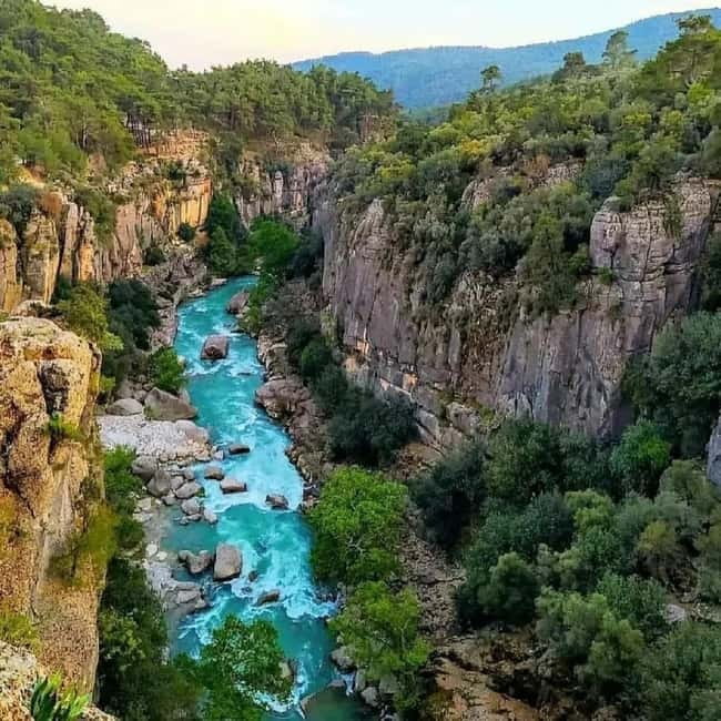 Alanya/Side/Antalya: Canyon Rafting, Buggy & Zipline Tour - The 400-meter swim before the rapids