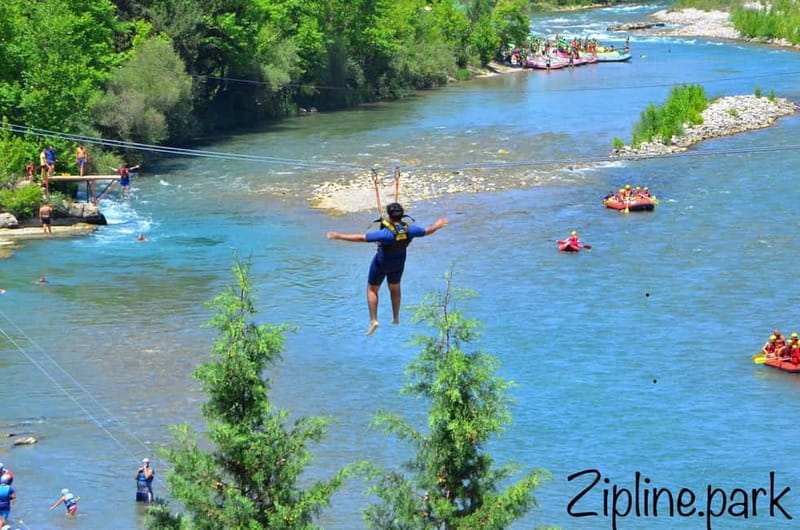 Alanya/Side/Antalya: Canyon Rafting, Buggy & Zipline Tour - Lunch beside the river
