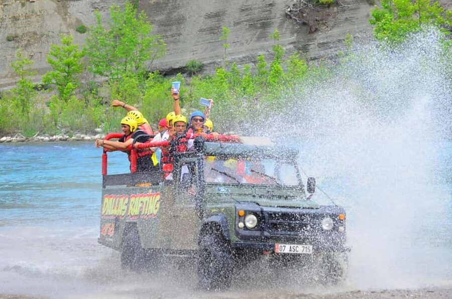 Alanya/Side/Antalya: Rafting, Zipline, Quad & Jeep Safari - Rafting on the Köprüçay River
