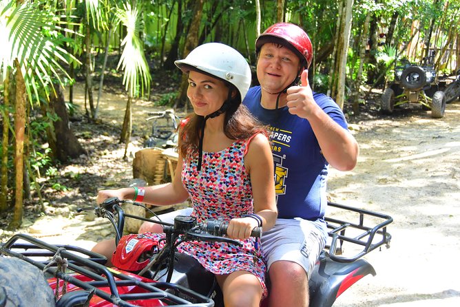 All Weather Adventure: Ziplines, Single ATVs, and Cenote - A 45-minute single ATV circuit