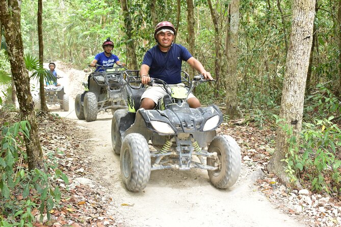 Amazing ATV (single) Cenote and Ziplines with Transfer from Playa del Carmen - Who will enjoy this outing most
