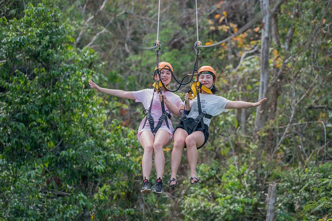 Angkor Wat Park Zip Line Adventure in Siem Reap - The zipline circuit, bridges, and fast-rope sections