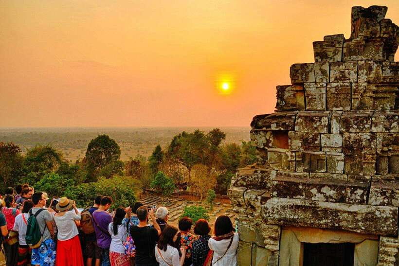 Angkor Zipline and Temple Tour with Sunset - Ta Prohm and the forest taking back the stones