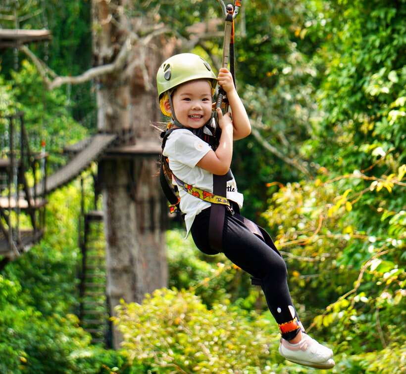 Angkor Zipline Eco-Adventure Canopy Tour - Starting at the Orchid House