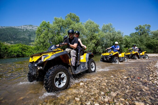 Antalya / Belek : Combo Rafting Quad & Jeep & Zipline ( 4 in 1 ) - Quad or buggy riding on dusty forest tracks