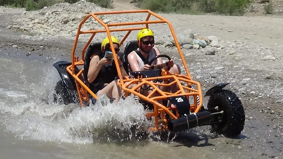 Antalya, Belek, Side: Rafting, Buggy, Zipline, Canyoning - The zipline finish above the canyon