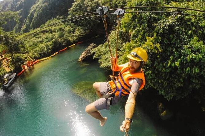 Antalya Combo Tour 3 in 1 Adventure Rafting & Quad Bike & Zipline - The zipline is brief but easy to add