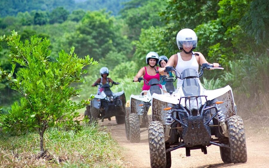 Antalya Rafting, Buggy/Quad, Zipline & Lunch with Swim Break - Ziplining adds a quick burst of height