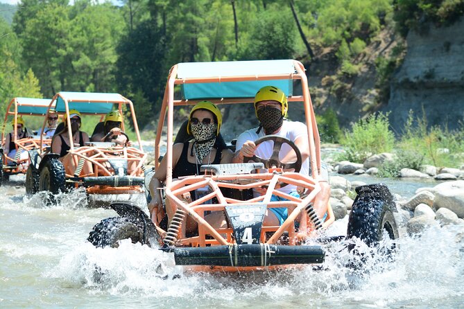 Antalya: Rafting, Jeep Safari, Buggy & Zipline 4-in-1 Combo Tour - Getting from Side to the canyon