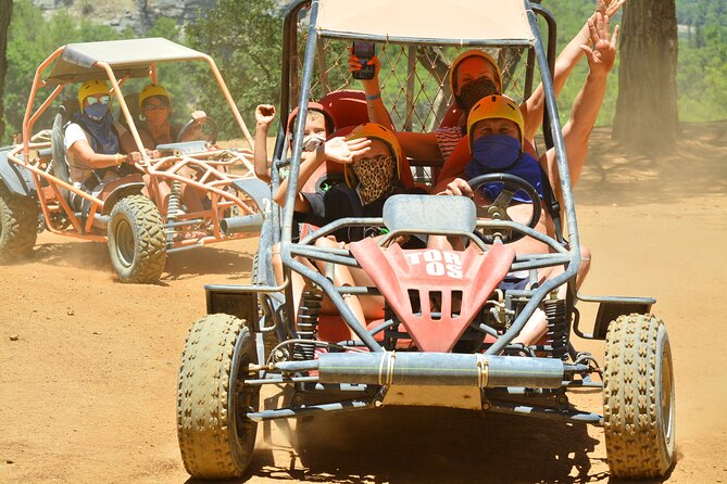 Antalya: Rafting, Jeep Safari, Buggy & Zipline 4-in-1 Combo Tour - Ziplining above the emerald river