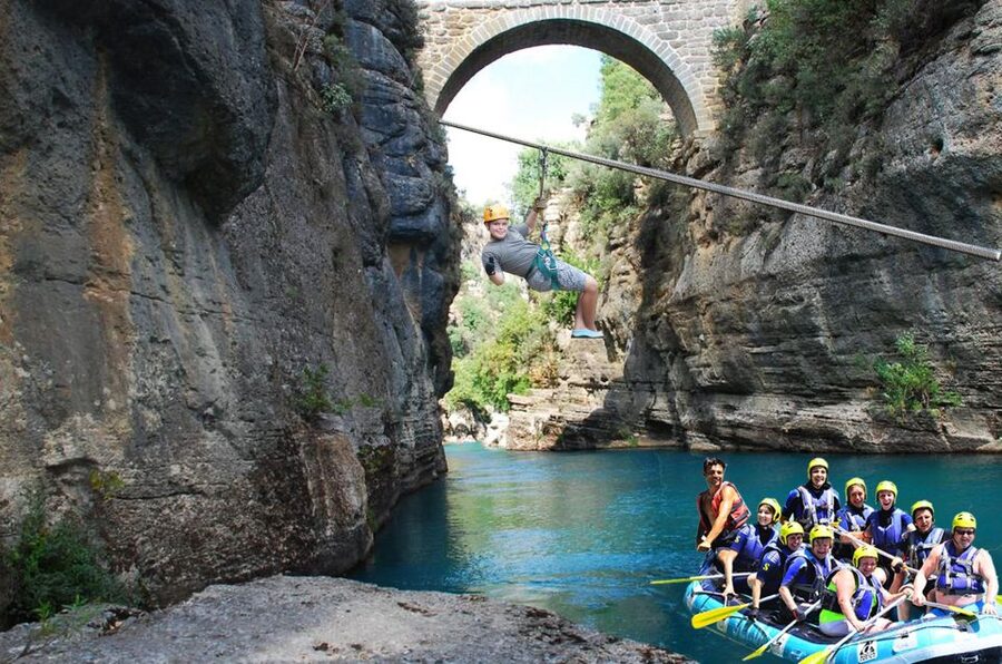 Antalya: Super Combo Quad, Buggy, Rafting & Zipline w/Lunch - From Antalya hotels to the Taurus Mountains