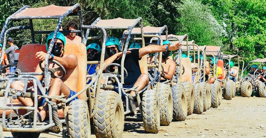 Antalya: Ziplining, Rafting, Jeep Tour & Quad Safari w/Lunch - Rafting 14 kilometers through ten rapid sections