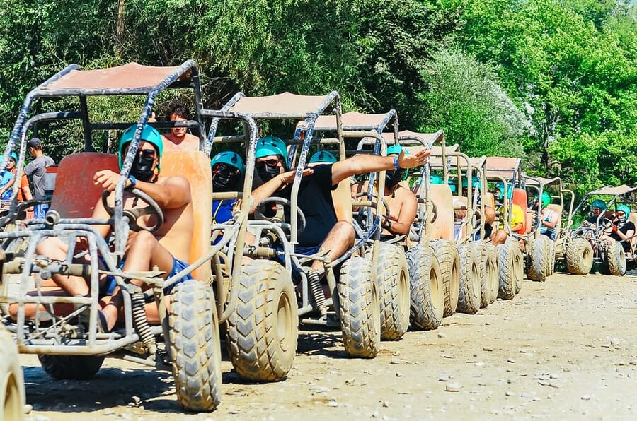 Antalya: Ziplining, Rafting, Jeep Tour & Quad Safari w/Lunch - Mud, dust, and the right clothing