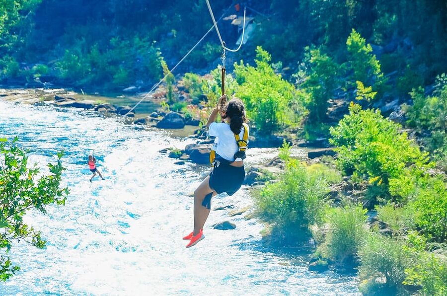 Antalya: Ziplining, Rafting, Jeep Tour & Quad Safari w/Lunch - Lunch by the river