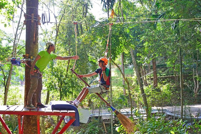 Aonang Fiore Zip Line Adventure in Krabi - A jungle course five minutes from Ao Nang Beach