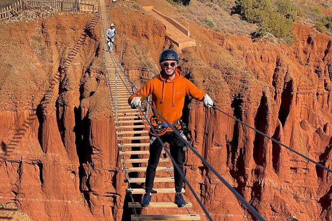 Atlas Mountain Zip Line And waterfalls berber villages with camel - From Marrakech to the High Atlas at 9 a.m.