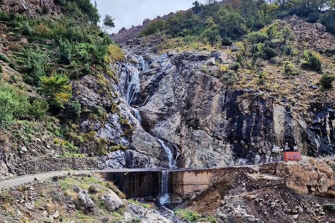 Atlas Mountain Zip Line And waterfalls berber villages with camel - Crossing the rocky Agafay Desert by camel