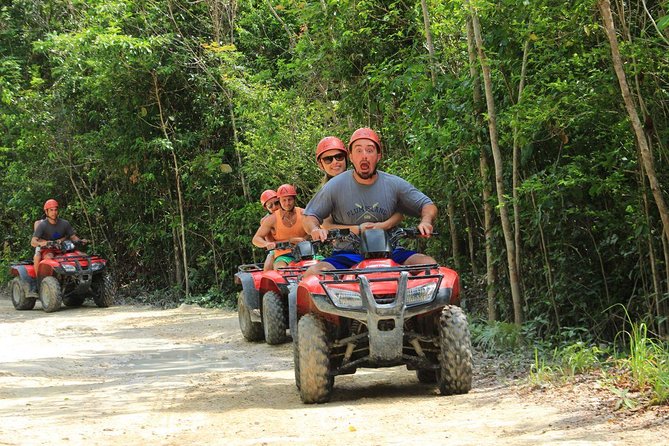 ATV Adventure Combo with Snorkeling, Ziplines, Cenote, and Lunch - The Puerto Morelos reef comes first, or sometimes later