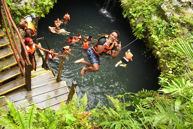 Atv Cancun (cenote, Ziplines, Lunch And Transfer Included) - Ziplining above the trees