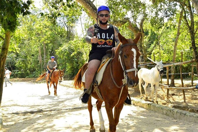 ATV & Horseback Ride with Ziplines Cenote from Playa del Carmen - Snack, tequila tasting, and what the price covers