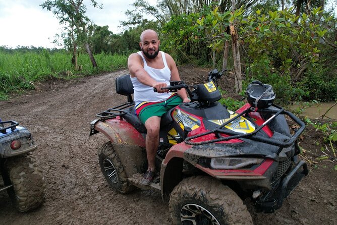ATV Jungle Ride, Zipline and Ricks Cafe from Montego Bay - Ziplining through the Jamaican countryside