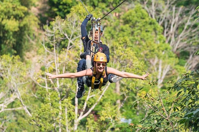 ATV Riding and Zipline Adventure Tour From Phuket - The 18-stage zipline changes the mood